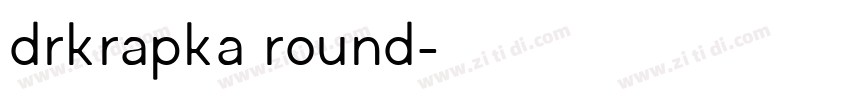 drkrapka round字体转换